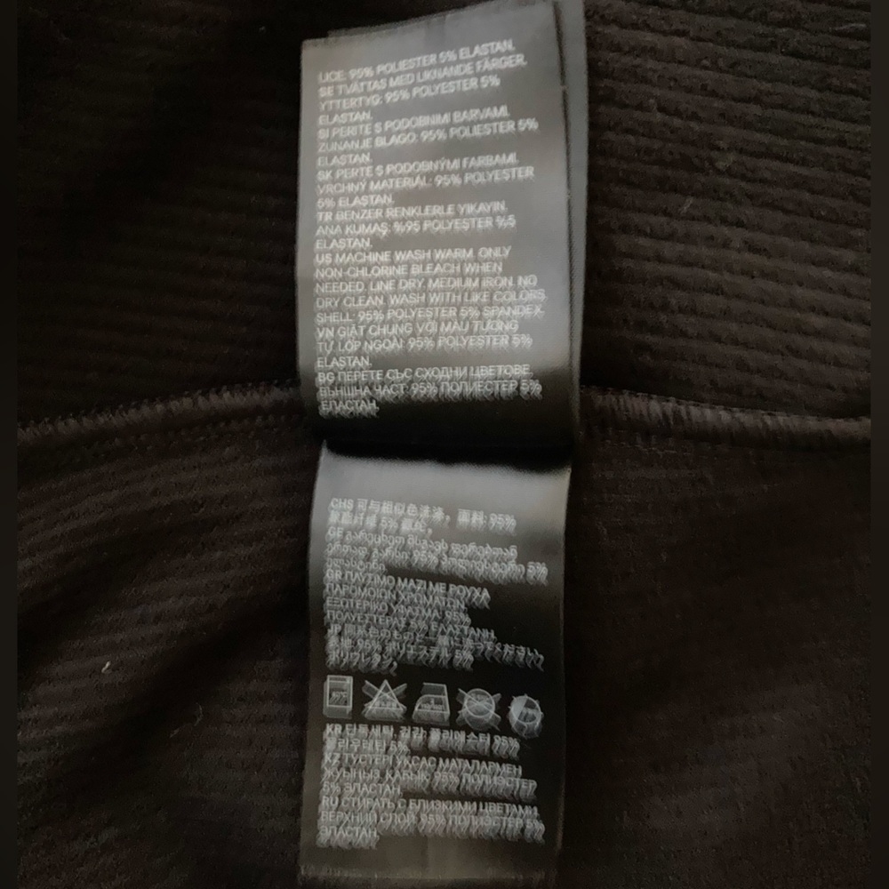 H&M Ribbed Front-Cinch Crop Top - Picture 6 of 7